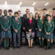 Her Excellency the Honourable Frances Adamson AC, Governor of South Australia, with Cedar College student leaders